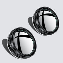 Load image into Gallery viewer, 2Pcs Car 360° Rotating Blind Spot Rear View Mirror Wide Angle Adjustable Round Mirror Suction Cup Convex Mirror