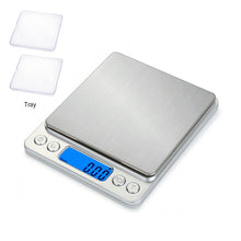 Load image into Gallery viewer, Digital Kitchen Scale 3kg/0.1g Mini Jewelry Scale Food Scales Digital Weight Gram and Oz Digital Gram Scale with LCD/ Tare
