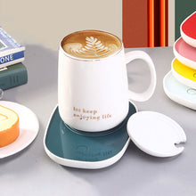 Load image into Gallery viewer, USB Power Suply Office Tea Coffee Cup Mug Desktop Warmer Cup Heater Thermostatic Coffee Milk Tea Cup Coaster Heating Mat