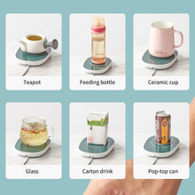 Load image into Gallery viewer, USB Power Suply Office Tea Coffee Cup Mug Desktop Warmer Cup Heater Thermostatic Coffee Milk Tea Cup Coaster Heating Mat