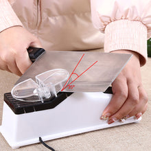 Load image into Gallery viewer, USB Electric Knife Sharpener Professional Electric Whetstone Easy Operate Safe for Straight Serrated Knives Scissors Tool