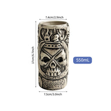 Load image into Gallery viewer, Hawaii Easter Island Tiki Cup Cocktail Cup Ceramic Porcelain Beer Wine Mug Party Cocktail Glass Cup Bar Decorations Gift