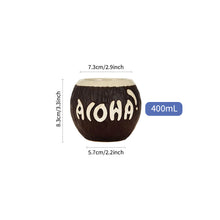 Load image into Gallery viewer, Hawaii Easter Island Tiki Cup Cocktail Cup Ceramic Porcelain Beer Wine Mug Party Cocktail Glass Cup Bar Decorations Gift