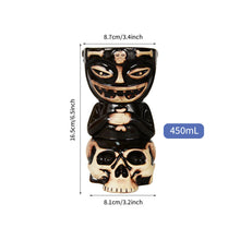 Load image into Gallery viewer, Hawaii Easter Island Tiki Cup Cocktail Cup Ceramic Porcelain Beer Wine Mug Party Cocktail Glass Cup Bar Decorations Gift