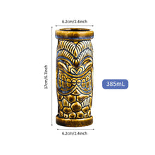 Load image into Gallery viewer, Hawaii Easter Island Tiki Cup Cocktail Cup Ceramic Porcelain Beer Wine Mug Party Cocktail Glass Cup Bar Decorations Gift