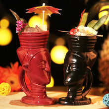 Load image into Gallery viewer, Hawaii Easter Island Tiki Cup Cocktail Cup Ceramic Porcelain Beer Wine Mug Party Cocktail Glass Cup Bar Decorations Gift