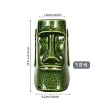 Load image into Gallery viewer, Hawaii Easter Island Tiki Cup Cocktail Cup Ceramic Porcelain Beer Wine Mug Party Cocktail Glass Cup Bar Decorations Gift