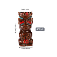 Load image into Gallery viewer, Hawaii Easter Island Tiki Cup Cocktail Cup Ceramic Porcelain Beer Wine Mug Party Cocktail Glass Cup Bar Decorations Gift