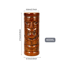 Load image into Gallery viewer, Hawaii Easter Island Tiki Cup Cocktail Cup Ceramic Porcelain Beer Wine Mug Party Cocktail Glass Cup Bar Decorations Gift