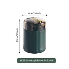 Load image into Gallery viewer, Pop-up Automatic Toothpick Dispenser Portable Plastic Toothpick Holder Container Creative Press Toothpick Storage Box Organizer
