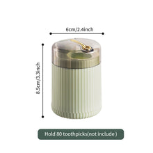Load image into Gallery viewer, Pop-up Automatic Toothpick Dispenser Portable Plastic Toothpick Holder Container Creative Press Toothpick Storage Box Organizer
