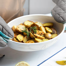 Load image into Gallery viewer, Non-slip Silicone Anti-scalding Oven Gloves Mitts Kitchen Oven Gloves Tray Dish Bowl Holder Baking Cooking Hand Clip for BBQ
