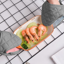 Load image into Gallery viewer, Non-slip Silicone Anti-scalding Oven Gloves Mitts Kitchen Oven Gloves Tray Dish Bowl Holder Baking Cooking Hand Clip for BBQ