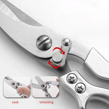 Load image into Gallery viewer, Multifunctional Kitchen Food Scissors Stainless Steel Powerful Chicken Bone Kitchen Shears Seafood Fish Scale Scissors Kitchen Tools