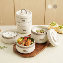 Load image into Gallery viewer, Stainless Steel Insulation Lunch Box Microwave Oven Thermal Bento Box Double-layer Leak-Proof Lunch Container Food Jar Lunchbox