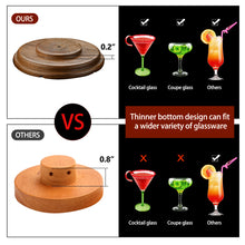 Load image into Gallery viewer, Cocktail Smoker Whiskey Wooden Smoked Wood Hood Smoker For Bar Drinks Kitchen Bartender Tools For Whiskey Alcoholic Drinks Gift