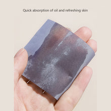 Load image into Gallery viewer, Portable Oil Absorbent Paper With Powder Puff Mirror Oil Control Makeup Holding Bamboo Charcoal Paper Facial Cleaning Tool