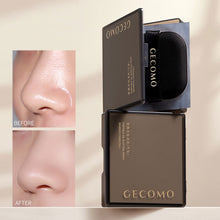Load image into Gallery viewer, Portable Oil Absorbent Paper With Powder Puff Mirror Oil Control Makeup Holding Bamboo Charcoal Paper Facial Cleaning Tool