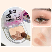 Load image into Gallery viewer, 3 Colors Eyeshadow Palette Matte Pearlescent Portable Long-lasting Eyeshadow Palette Eye Makeup Beauty Cosmetics