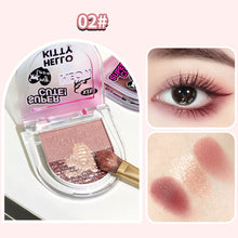 Load image into Gallery viewer, 3 Colors Eyeshadow Palette Matte Pearlescent Portable Long-lasting Eyeshadow Palette Eye Makeup Beauty Cosmetics