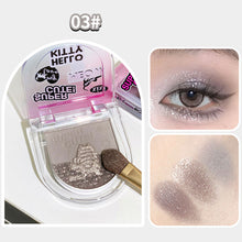 Load image into Gallery viewer, 3 Colors Eyeshadow Palette Matte Pearlescent Portable Long-lasting Eyeshadow Palette Eye Makeup Beauty Cosmetics