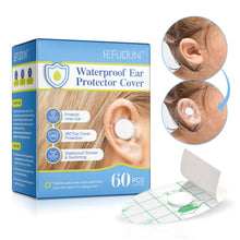 Load image into Gallery viewer, 60pcs/box Waterproof Ear Patches Adult Children Bathing Hair Washing Ear Protector Cover Waterproof Ear Care Stickers