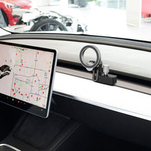Load image into Gallery viewer, Car Phone Holder Stand Compatible with Magsafe Magnetic Car Phone Mobile Cell Phone Support Mount Base Black for Tesla Model 3 Model Y