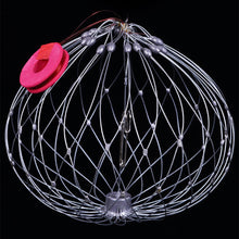 Load image into Gallery viewer, 1PC Automatic Opening And Closing Stainless Steel Fishing Crab Trap With Counterweight Visible Catch Green Crab Sea Crab Cage Outdoor Fishing Accessories