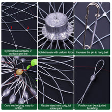 Load image into Gallery viewer, 1PC Automatic Opening And Closing Stainless Steel Fishing Crab Trap With Counterweight Visible Catch Green Crab Sea Crab Cage Outdoor Fishing Accessories