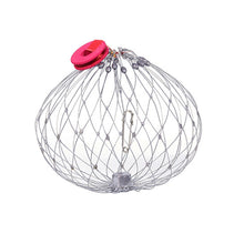Load image into Gallery viewer, 1PC Automatic Opening And Closing Stainless Steel Fishing Crab Trap With Counterweight Visible Catch Green Crab Sea Crab Cage Outdoor Fishing Accessories