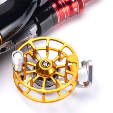 Load image into Gallery viewer, All-Metal Front Wheel Portable Super Light Ice Fishing Spinning Wheel Live Fish Buckle Winter Outdoor Tackle Accessories