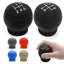 Load image into Gallery viewer, Universal Round 5/6 Speed Silicone Car Case Gear Head Shift Collars Shift Knob Grips Cover Shift Lever Decoration Cover Accessories MT