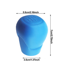 Load image into Gallery viewer, Silicone Car Case Gear Head Shift Collars MT 6 Speed Shift Knob Grips Cover Shift Lever Decoration Cover Accessories For Baojun 510 RS- 730 310 360