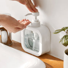 Load image into Gallery viewer, Refillable Bathroom Empty Bottle Dispenser with Press Pump for Soap Shampoo Shower Lotion Portable Travel Hand Washing Bottle