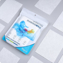Load image into Gallery viewer, 50Pcs/Bag Laundry Tablets Laundry Paper Anti-Staining Clothes Sheets Anti-String Mixing Color Absorption Washing Accessories