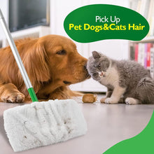 Load image into Gallery viewer, Thickened Elastic Band Flat Mop Pads Coral Fleece/Microfiber/Chenille Replacement Rotary Sweeper Mop Washable Wet Mopping Cloth for Floor Cleaning