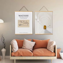 Load image into Gallery viewer, Magnetic Wooden Picture Hanger Frames Poster Photos Wall Art Canvas Prints Paintings Teak Pine Wood Living Room Home Decor