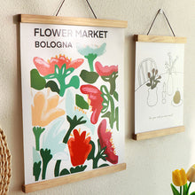 Load image into Gallery viewer, Magnetic Wooden Picture Hanger Frames Poster Photos Wall Art Canvas Prints Paintings Teak Pine Wood Living Room Home Decor