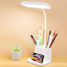 Load image into Gallery viewer, Dimmable LED USB Learning Bedside Reading Night Light LED Desk Lamp Eye Protection Desk For College Student Dormitory Bedroom