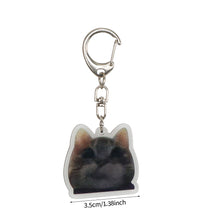 Load image into Gallery viewer, Happy Banana Cat Key Chain Mobile Phone Chain Keyring Student Gift Funny Cat Bag Pendant Lanyard Happy Cat Keychain
