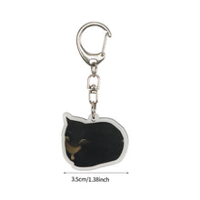 Load image into Gallery viewer, Happy Banana Cat Key Chain Mobile Phone Chain Keyring Student Gift Funny Cat Bag Pendant Lanyard Happy Cat Keychain
