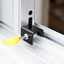 Load image into Gallery viewer, 1Pc Aluminum Alloy Door Screen Window Lock Stopper Sliding Window Anti-theft Door Protective Lock Baby Child Pet Safety Lock Buckle