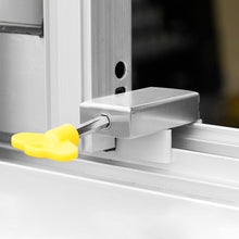 Load image into Gallery viewer, 1Pc Aluminum Alloy Door Screen Window Lock Stopper Sliding Window Anti-theft Door Protective Lock Baby Child Pet Safety Lock Buckle