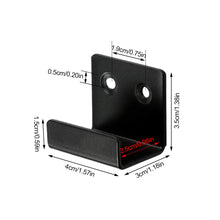 Load image into Gallery viewer, 1Pc Stainless Steel Hanging Hook Code Ceramic Tile Display Buckle U-shape Corner Bracket Joint Fastener Wall Support with Screws