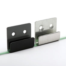 Load image into Gallery viewer, 1Pc Stainless Steel Hanging Hook Code Ceramic Tile Display Buckle U-shape Corner Bracket Joint Fastener Wall Support with Screws
