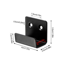 Load image into Gallery viewer, 1Pc Stainless Steel Hanging Hook Code Ceramic Tile Display Buckle U-shape Corner Bracket Joint Fastener Wall Support with Screws