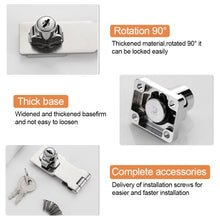 Load image into Gallery viewer, Security Furniture Locks Cam Cylinder Locks Door Cabinet Mailbox Drawer Cupboard Locker With 2 Keys Hardware