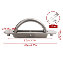 Load image into Gallery viewer, Tatami Hidden Handles Zinc Alloy Door Embedded Pull Cover Floor Cabinet Handle Dark Recessed Knobs Furniture Hardware