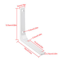 Load image into Gallery viewer, 1Pc Shelf Support Thickened Wall Mounted Shelf Bracket Multifunctional Triangular L-shaped Space Saving Fixed Bracket Furniture