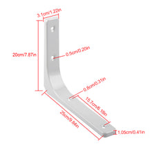 Load image into Gallery viewer, 1Pc Shelf Support Thickened Wall Mounted Shelf Bracket Multifunctional Triangular L-shaped Space Saving Fixed Bracket Furniture
